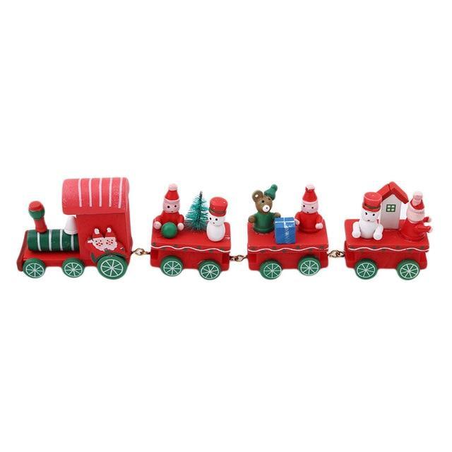 Wood Christmas Train - Evergreen Crafts