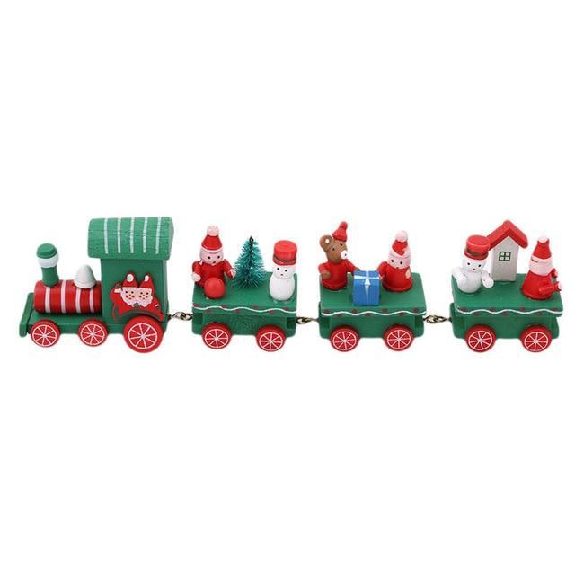 Wood Christmas Train - Evergreen Crafts