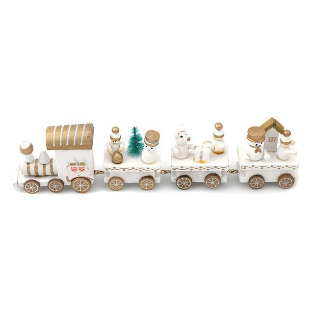 Wood Christmas Train - Evergreen Crafts