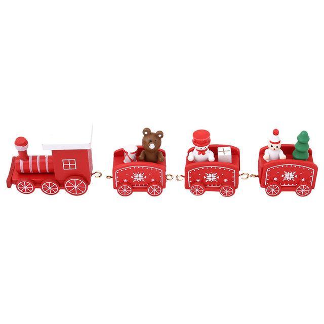 Wood Christmas Train - Evergreen Crafts