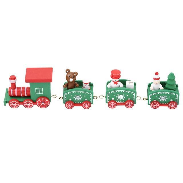 Wood Christmas Train - Evergreen Crafts