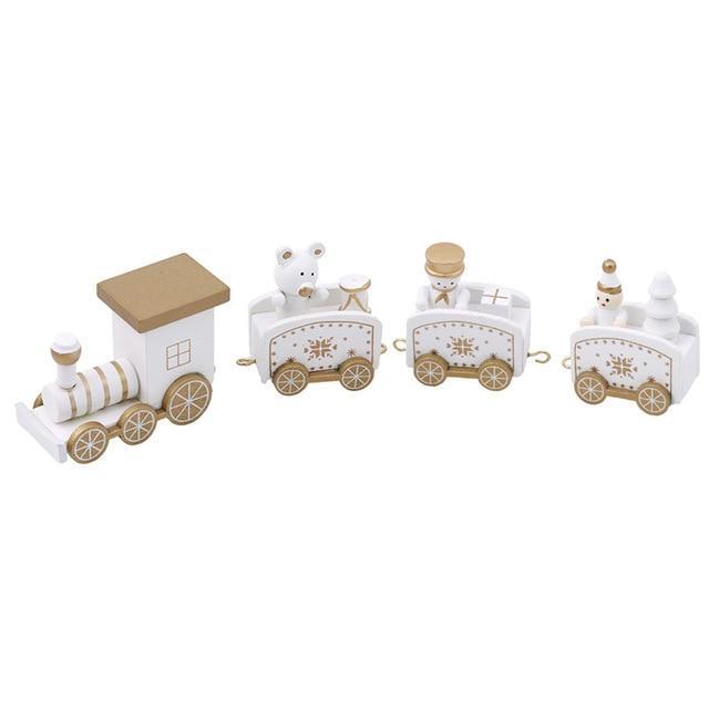 Wood Christmas Train - Evergreen Crafts