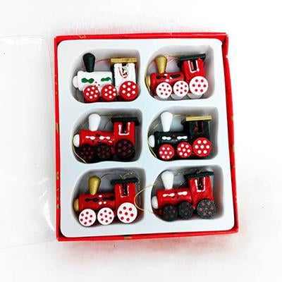 Wood Christmas Train - Evergreen Crafts