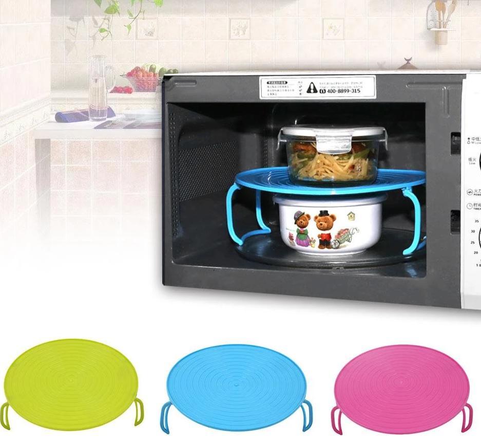 Microwave Plate Rack Cover - Kitchen Luxe