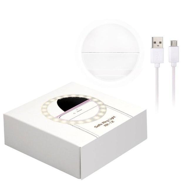 Selfie Phone Light Clip-On - LuminaGlow