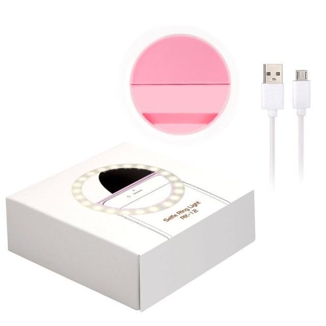 Selfie Phone Light Clip-On - LuminaGlow