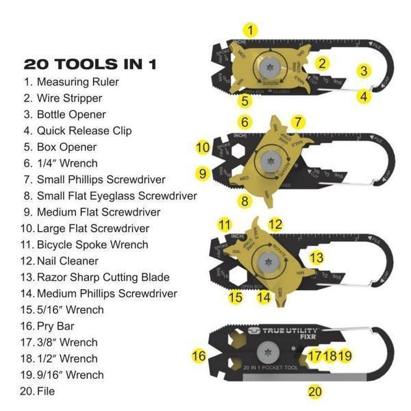 Multi-Function 20-in-1 Tool - Apex Gear
