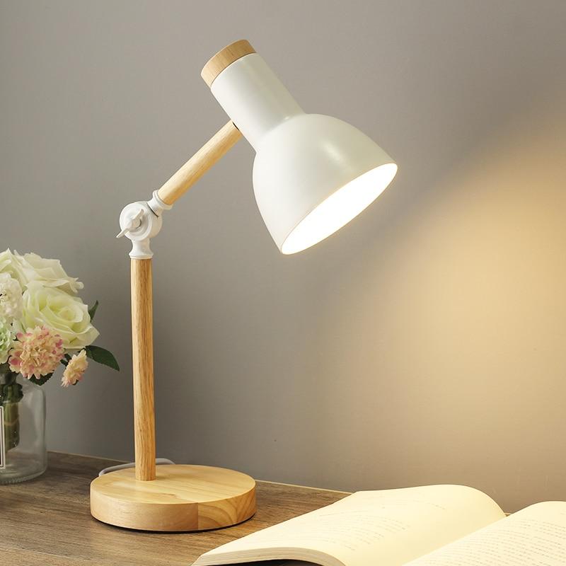 Scandinavian Wooden Table Lamp - NordLuxe
