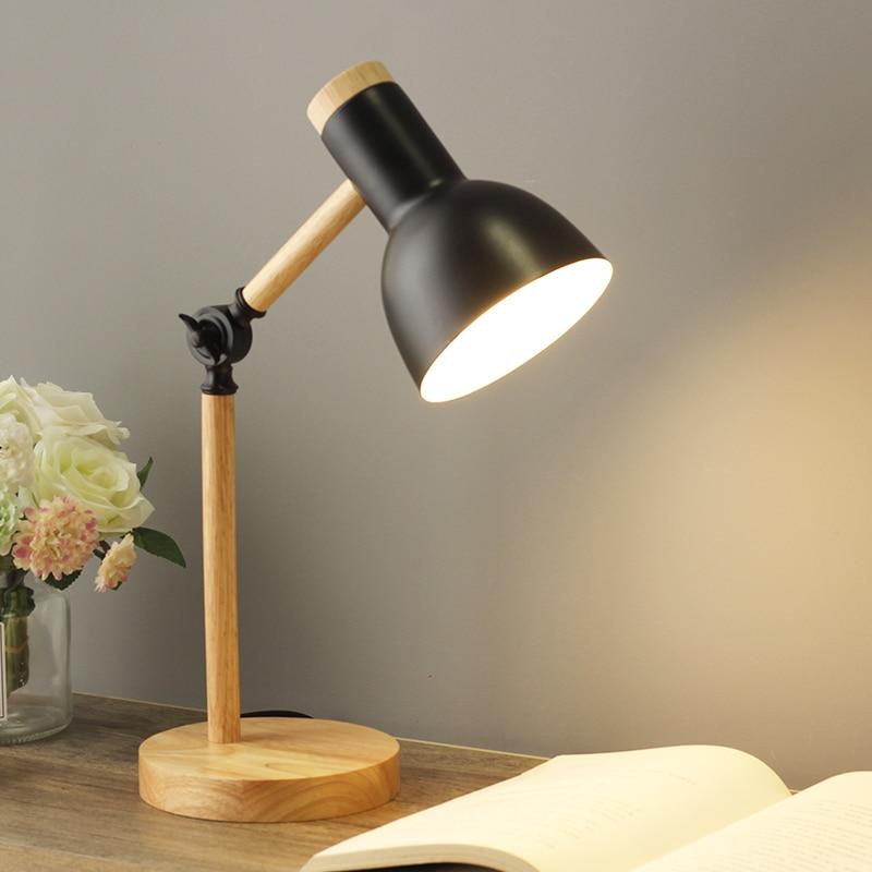 Scandinavian Wooden Table Lamp - NordLuxe