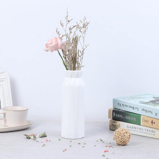 Geometric Floral Vase - LuxeCraft Designs