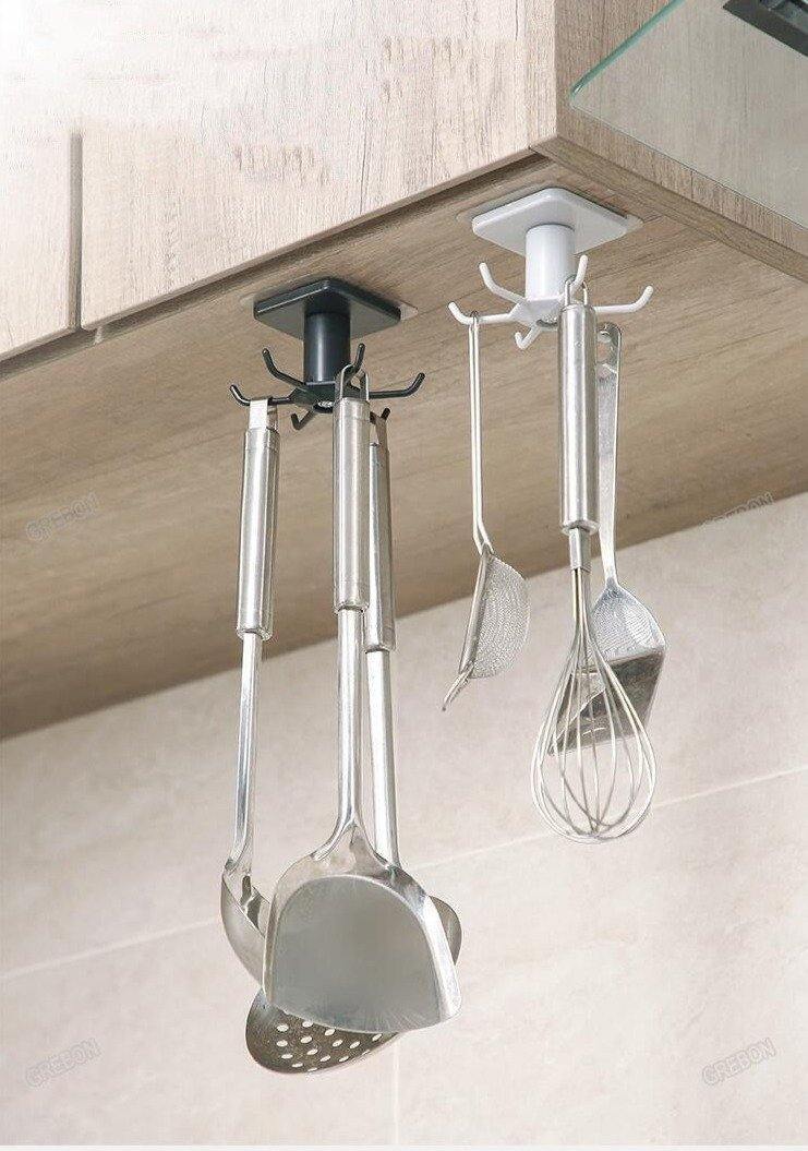 Rotating Kitchen Utensil Organizer - Culinary Elegance