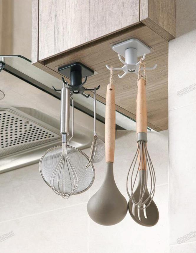 Rotating Kitchen Utensil Organizer - Culinary Elegance