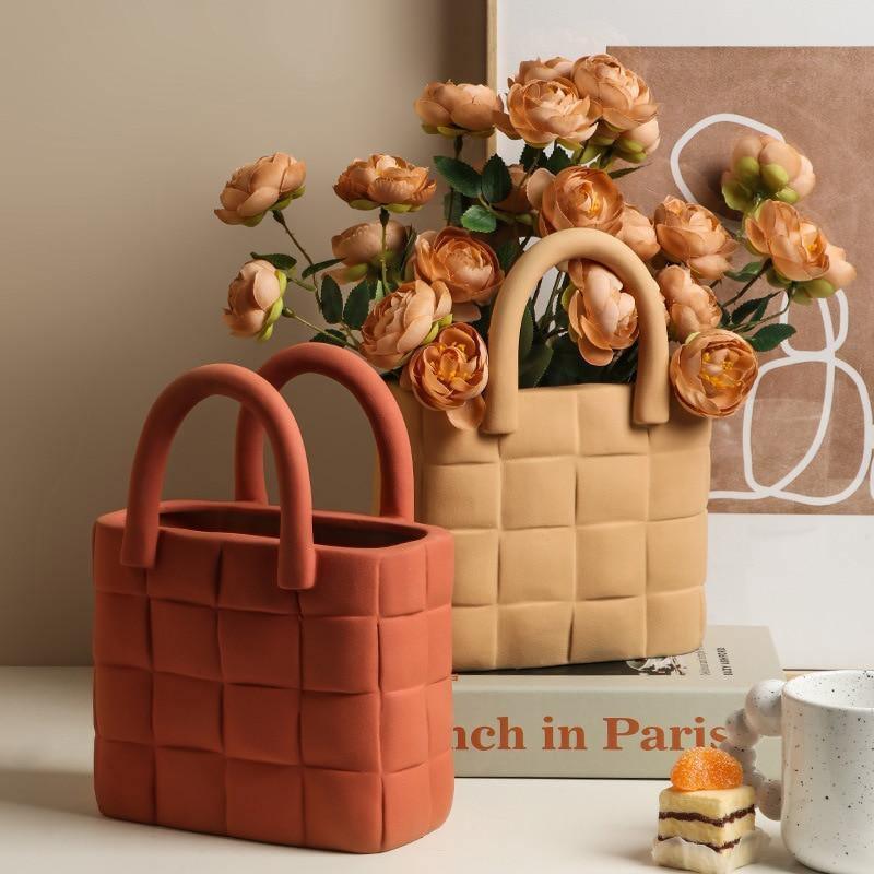 Woven Elegance Garden Vase - Luxe Home Decor