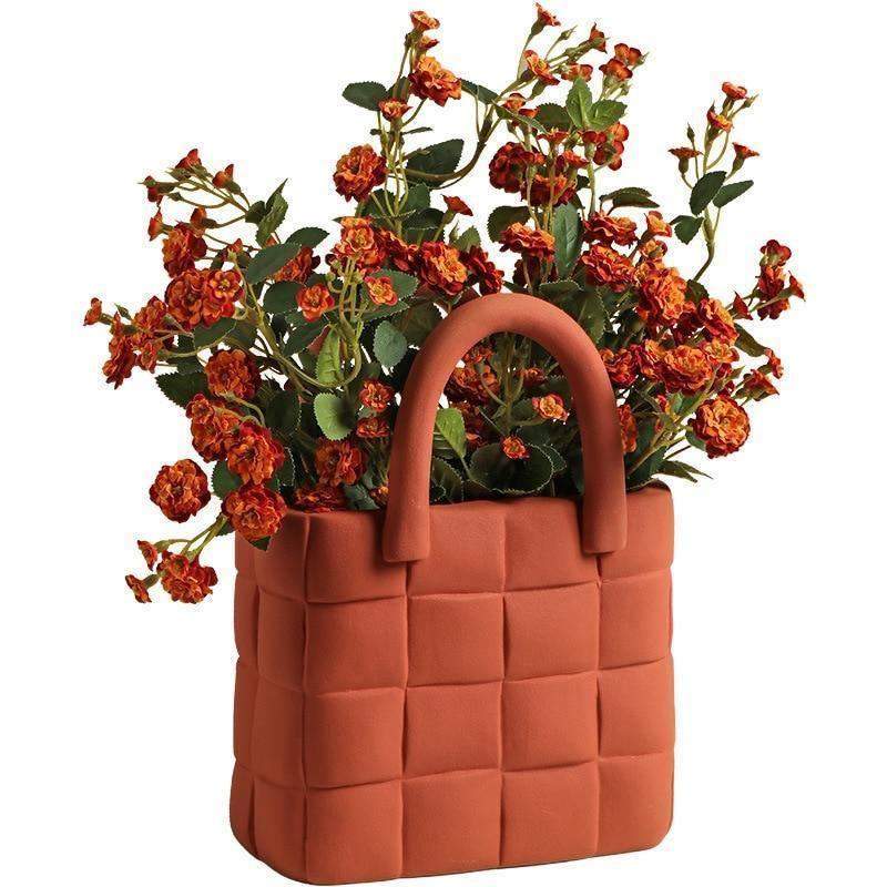 Woven Elegance Garden Vase - Luxe Home Decor
