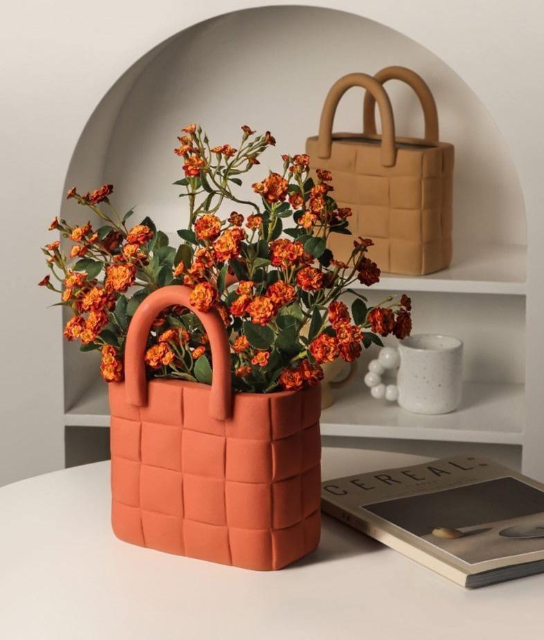 Woven Elegance Garden Vase - Luxe Home Decor