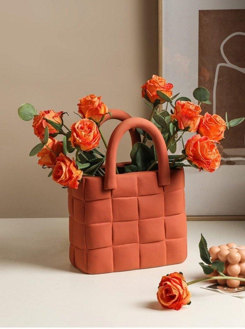 Woven Elegance Garden Vase - Luxe Home Decor