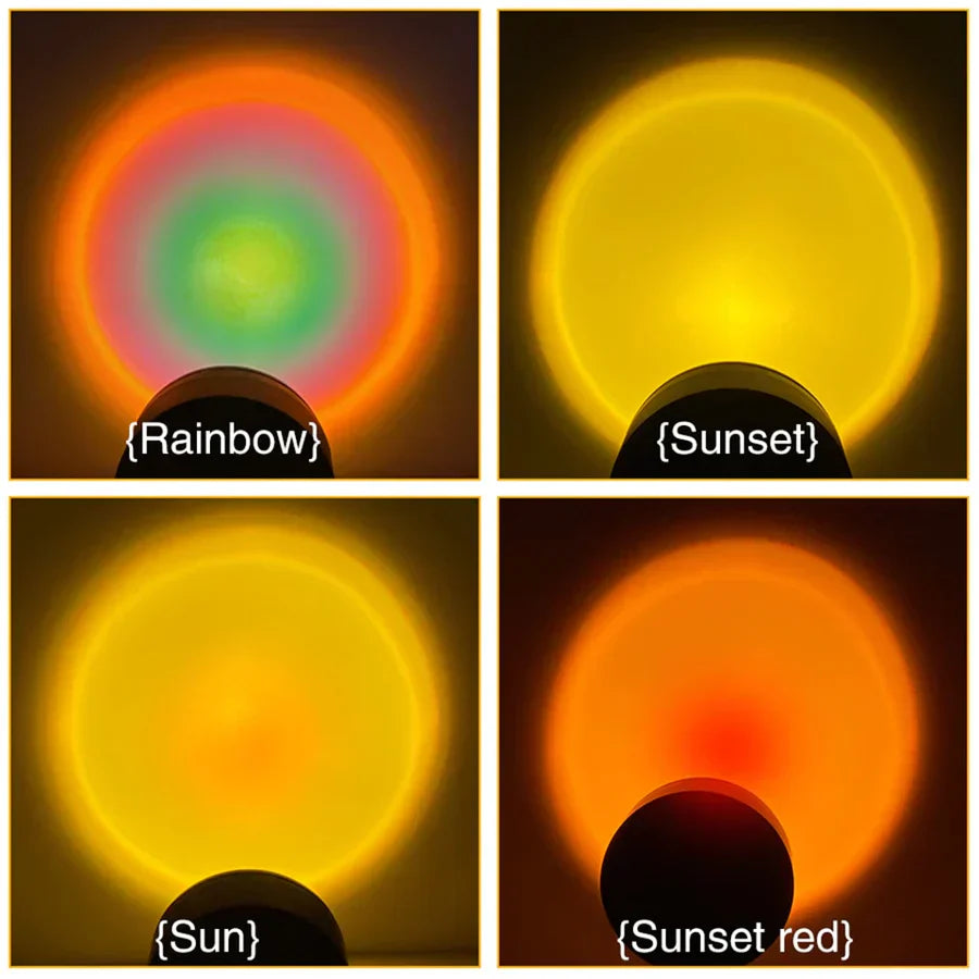 Sunset Lamp with Color-Changing Glow - LumaSphere