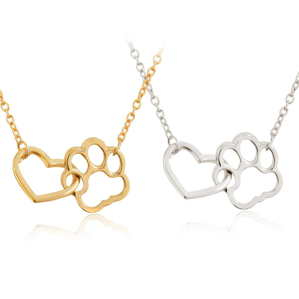 Cat Paw Necklace - Purrfect Charm Co.