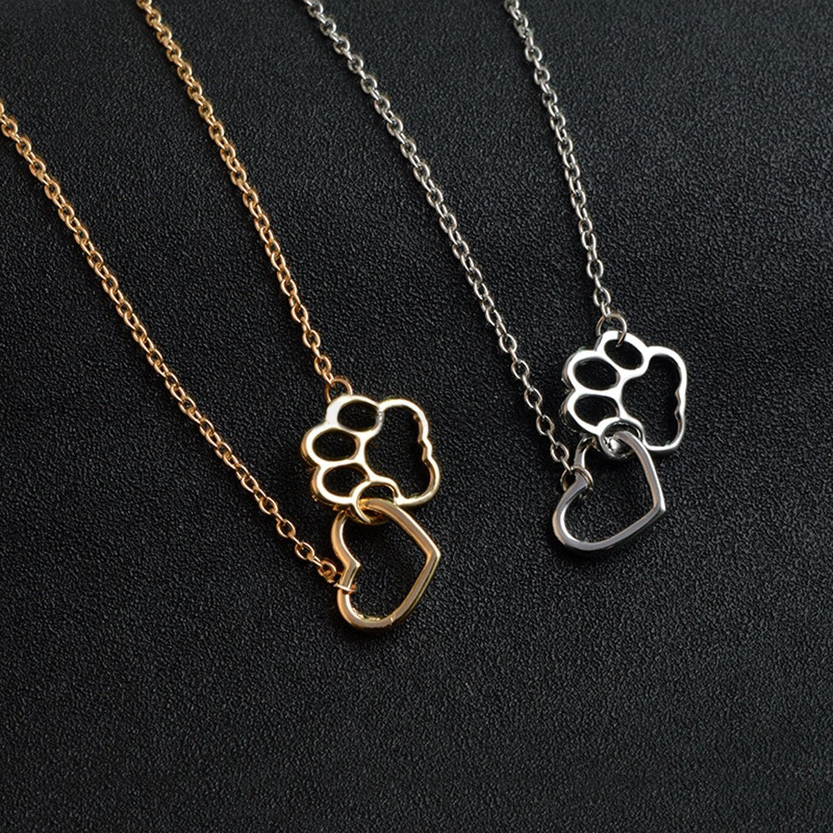 Cat Paw Necklace - Purrfect Charm Co.