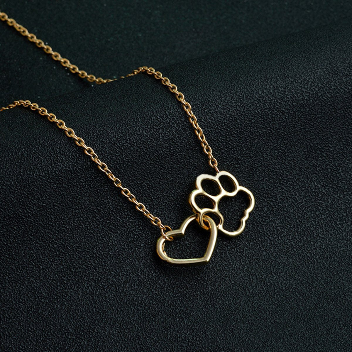 Cat Paw Necklace - Purrfect Charm Co.