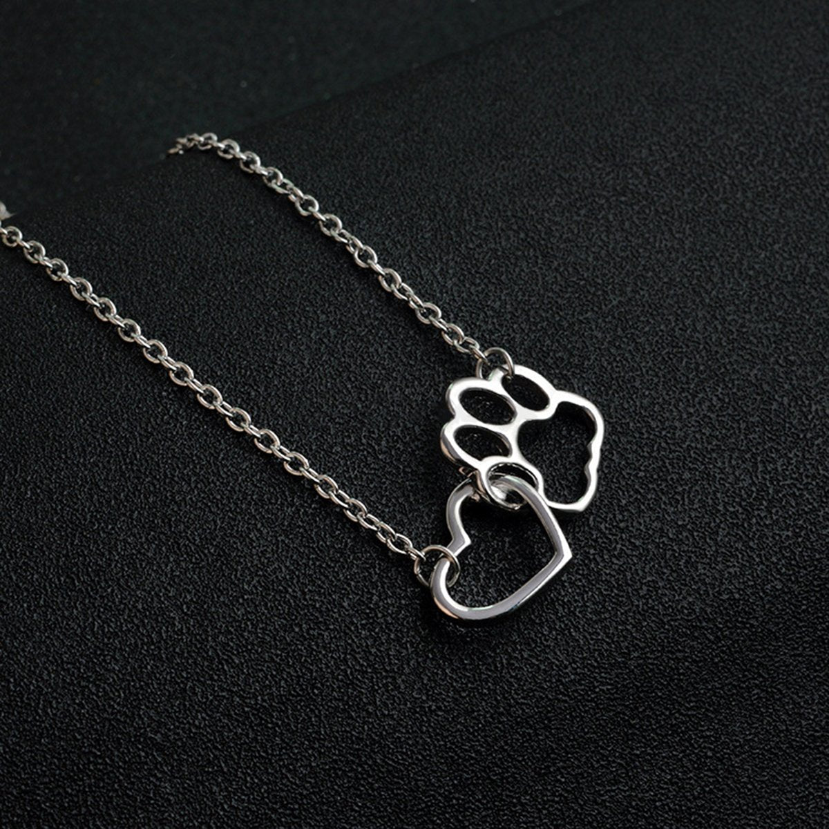 Cat Paw Necklace - Purrfect Charm Co.