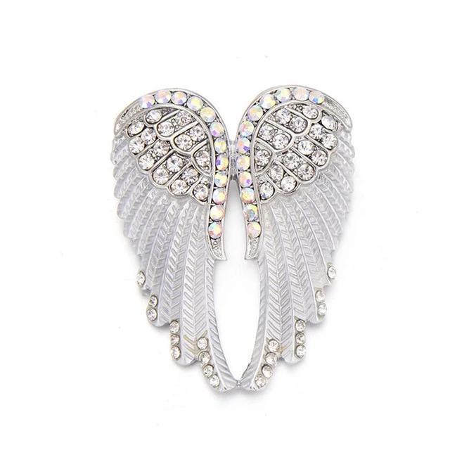 Angel Wing Brooch - Celestial Elegance