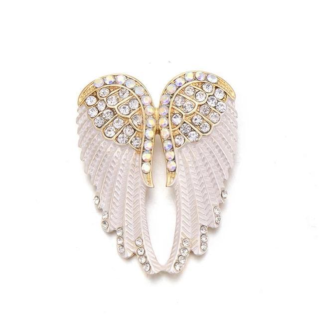 Angel Wing Brooch - Celestial Elegance