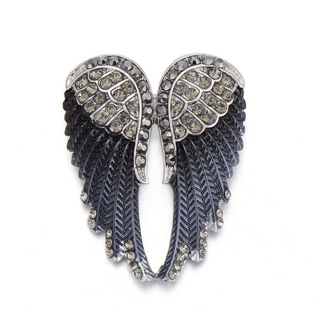 Angel Wing Brooch - Celestial Elegance