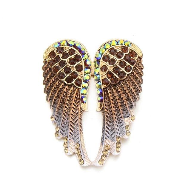 Angel Wing Brooch - Celestial Elegance