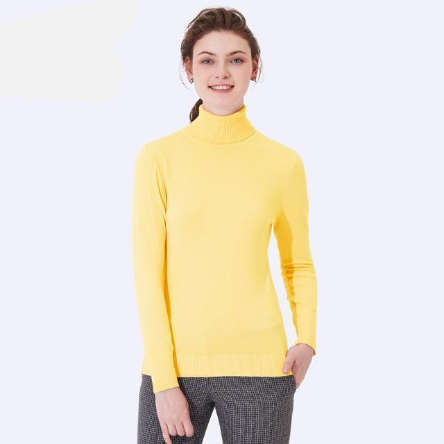 Knitted Turtleneck Sweater - LuxeWeave