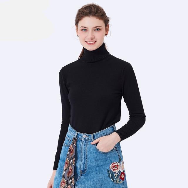 Knitted Turtleneck Sweater - LuxeWeave