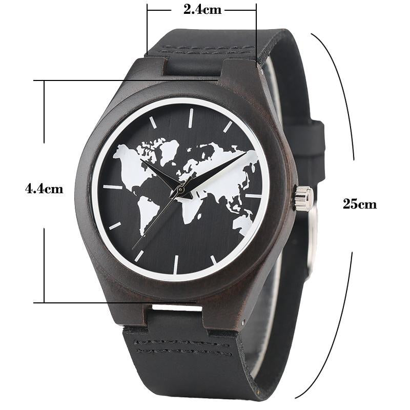 Minimalist World Watch - LuxeTime