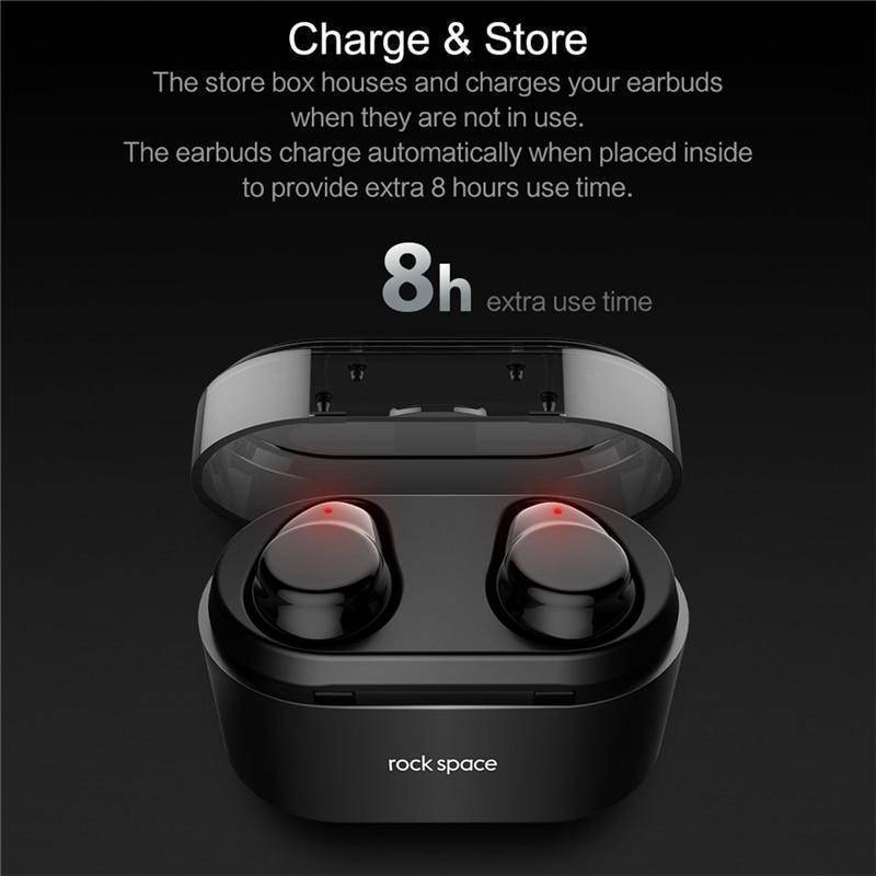 True Wireless Bluetooth Earbuds - SonicWave Audio