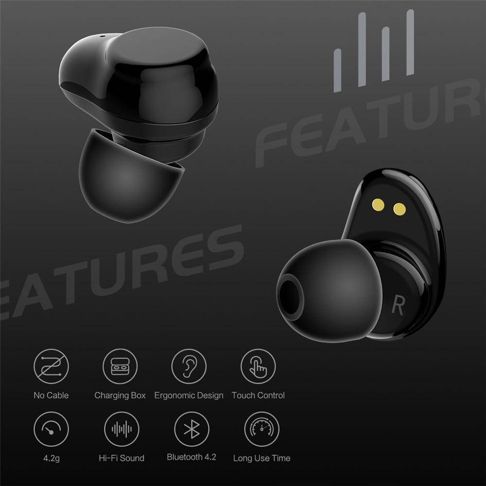 True Wireless Bluetooth Earbuds - SonicWave Audio