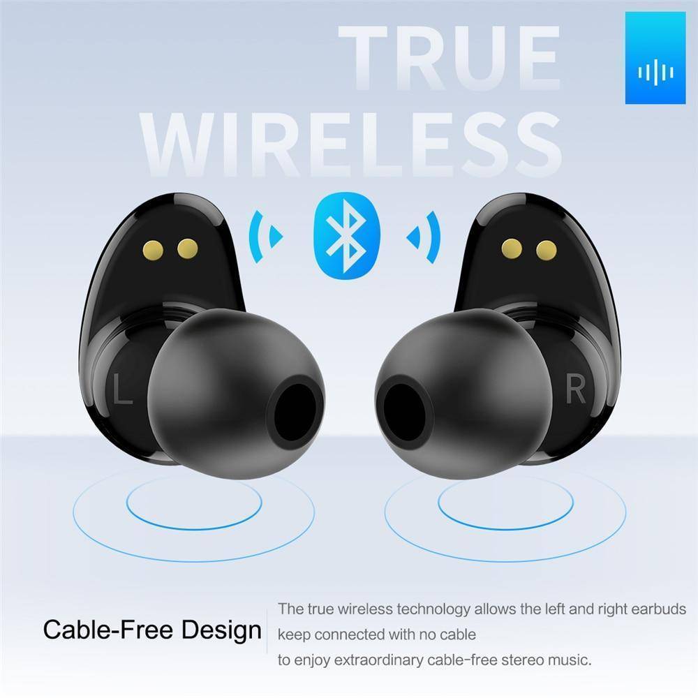 True Wireless Bluetooth Earbuds - SonicWave Audio