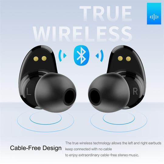 True Wireless Bluetooth Earbuds - SoundWave Elite