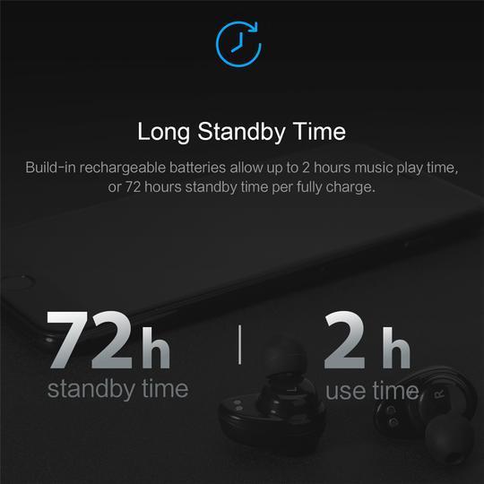 True Wireless Bluetooth Earbuds - SoundWave Elite