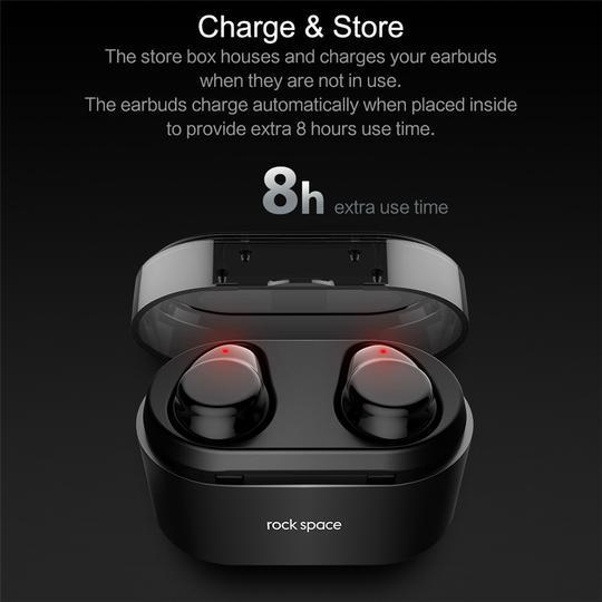 True Wireless Bluetooth Earbuds - SoundWave Elite