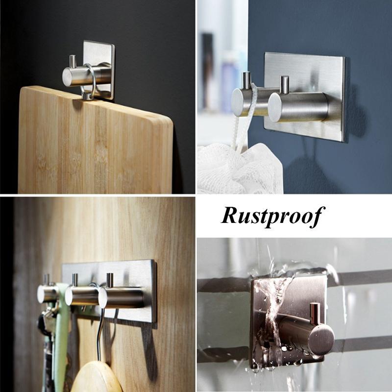 Stainless Steel Hooks - LuxeHome Essentials