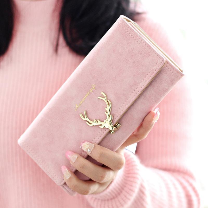 Deer Long Wallet - LuxeCraft Essentials