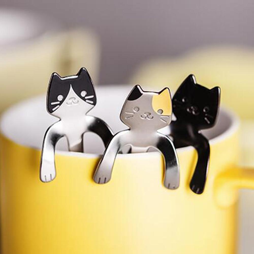 Mini Cat Coffee Spoon - Purrfectly Crafted Kitchenware