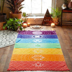Chakra Yoga Rug for Balance – ZenHarmony