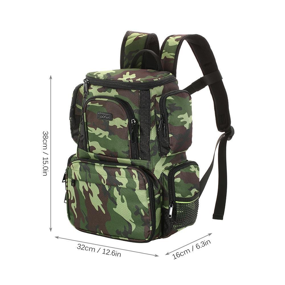 Fishing Backpack with Tackle Storage - AquaGear