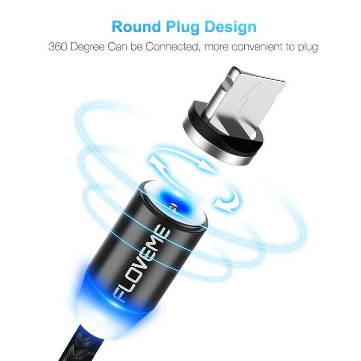 Magnetic USB Cable - LuxeConnect with Fast Charging Feature