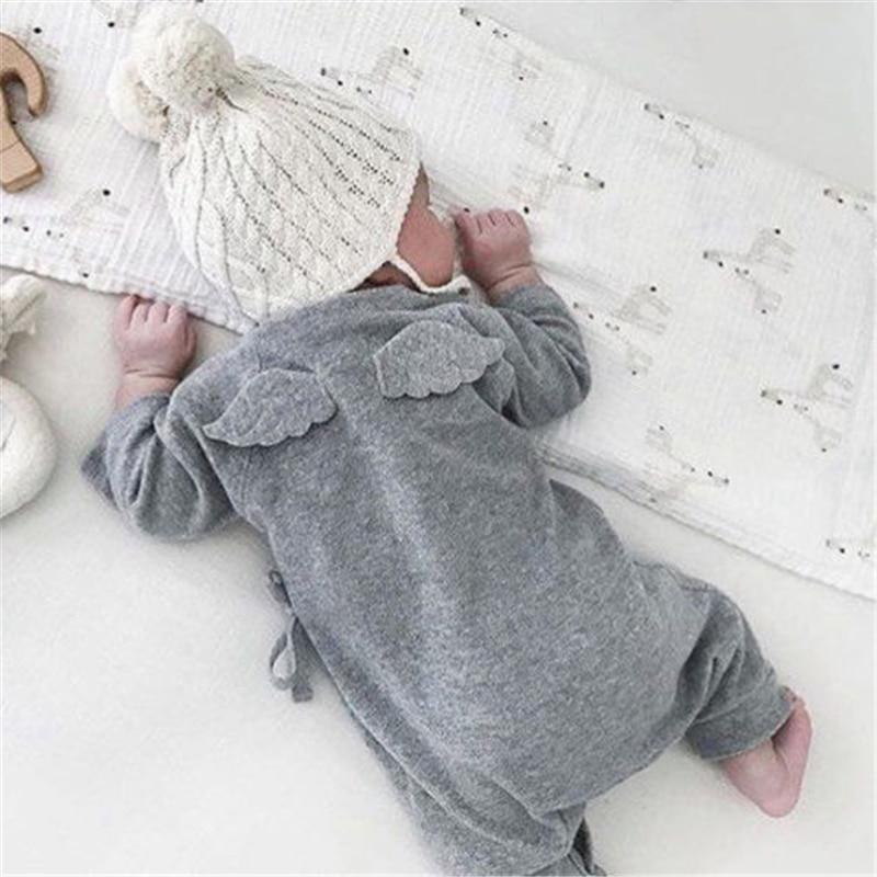 Angel Baby Romper with Wings - Little Dreamer Co.