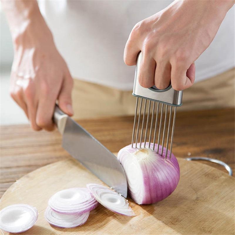 Stainless Steel Vegetable Slicer Holder - ChefElite
