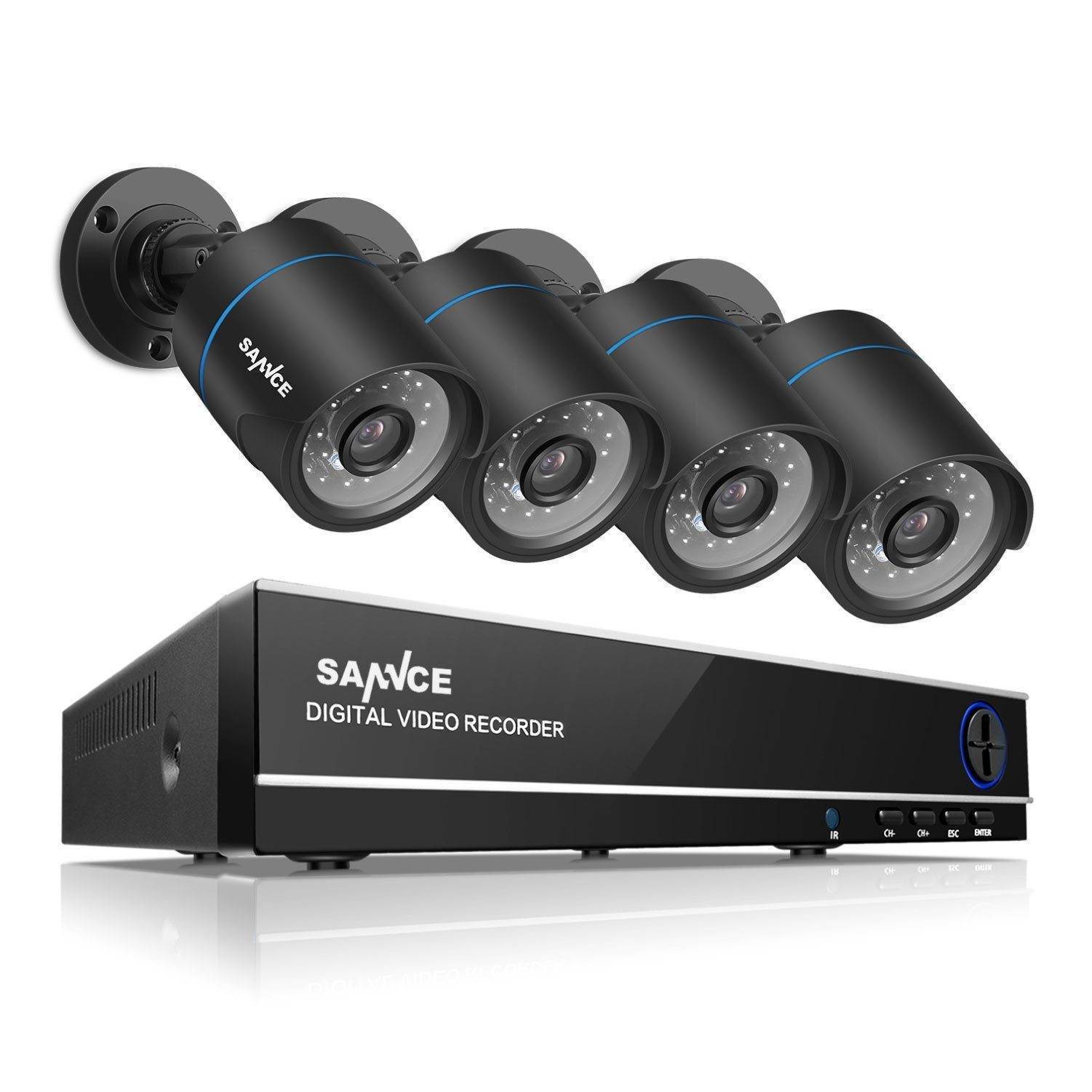 4 Channel Video Security Camera System - SecureVision Pro