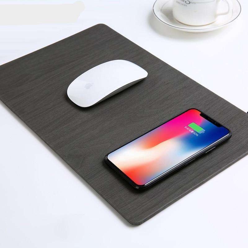 Wireless MousePad Charger - LuxeTech 2-in-1 Fast Charging Pad