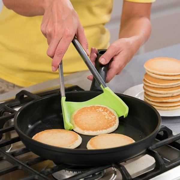 Versatile 2-in-1 Spatula and Tongs - CulinaryCraft
