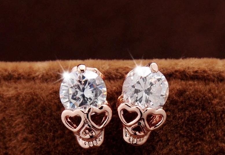 Skull Earrings - Dark Elegance Jewelry